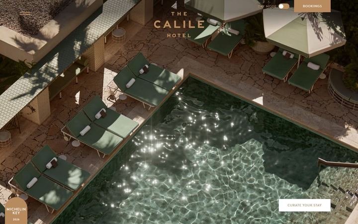 The Calile home page